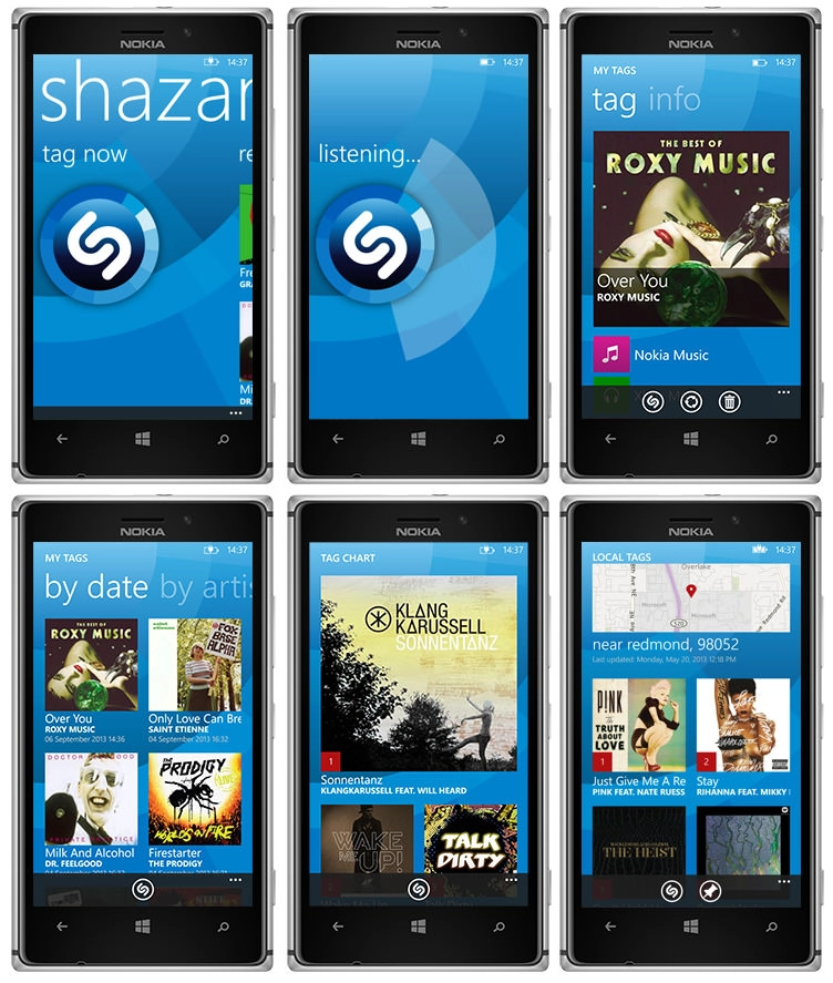 Shazam Windows Phone
